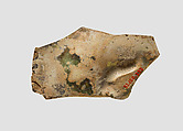 Glass vessel fragment, Glass, Sasanian