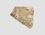 Plaque, Glass, Sasanian