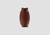 Bead, Chalcedony (or red talc ?)