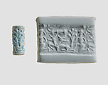 Cylinder seal, Faience, Mitanni