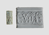 Cylinder seal, Faience, Mitanni