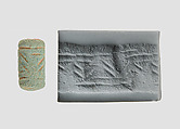 Cylinder seal, Faience, Mitanni