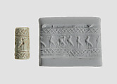 Cylinder seal, Faience, Mitanni