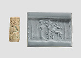 Cylinder seal, Faience, Mitanni