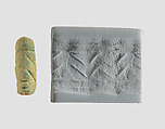 Cylinder seal, Faience, Mitanni