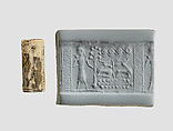Cylinder seal, Faience, Mitanni