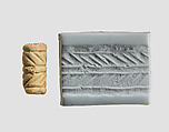 Cylinder seal, Faience