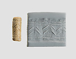 Cylinder seal, Faience, Mitanni