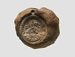 Sealing, Un-baked clay, Sasanian