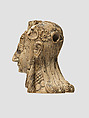 Head of a female figure, Ivory, Assyrian