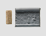 Cylinder seal, Faience