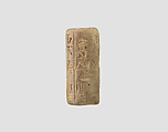 Cylinder seal, Faience