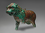 Figure of a lion, Copper alloy