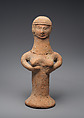 Nude female figure, Ceramic, Israelite