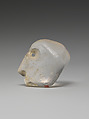 Head amulet (?), Rock crystal