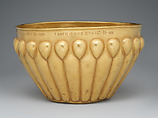 Fluted bowl, Gold, Achaemenid