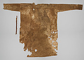 Women’s linen and silk-trimmed upper body garment (tunic), Linen, silk, Alanic