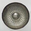 Bowl with a radiating petal design, Silver, Phrygian or Lydian