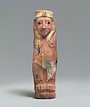 Furniture support: female sphinx with Hathor-style curls, Ivory (hippopotamus), gold foil, Old Assyrian Trading Colony