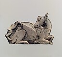 Furniture plaque: deer, Ivory (hippopotamus), Old Assyrian Trading Colony