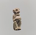 Monkey holding vessel, Ivory, Old Assyrian Trading Colony