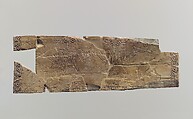 Plaque: bull-men on the obverse; lion attacking a horned animal on the reverse, Ivory, Iran