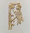 Openwork plaque with a sphinx at a tree, Ivory, Assyrian