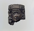 Head of a female figure, Ivory, Assyrian