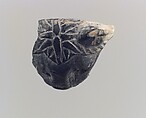 Lion head fragment, Ivory, Assyrian