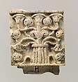Furniture plaque carved in relief with stylized tree, Ivory, Assyrian