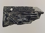 Furniture plaque carved in relief with warrior | Iran | Iron Age II ...