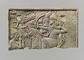 Forgery (?) Panel fragment with battle scene, Ivory