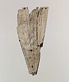 Horse frontlet carved in relief with a female figure flanked by lions, Ivory, Assyrian