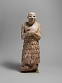 Votive figure, Stone, white, Sumerian