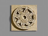 Window roundel, Stucco, Sasanian