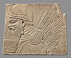 Relief panel, Gypsum alabaster, Assyrian