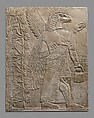 Relief panel, Gypsum alabaster, Assyrian