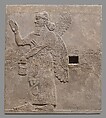 Relief panel, Gypsum alabaster, Assyrian