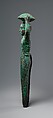 Foundation figure of king Shulgi of Ur, carrying a basket, Copper, Neo-Sumerian