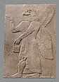 Relief panel, Gypsum alabaster, Assyrian