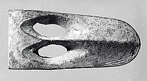 Fenestrated axe blade, Bronze, Canaanite