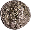 Tetradrachm of Phraates V and Musa, Silver