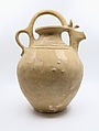 Bridge-spouted jar, Ceramic, Iran