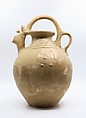 Bridge-spouted jar, Ceramic, Iran
