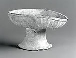 High-footed bowl, Pewter, Sasanian