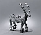 Stag pendant with bell feet, Bronze