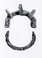 Hinged bracelet with lions' heads, Iron, Iran