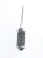 Cylinder seal with gold caps, Carnelian