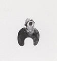 Pendant, Copper (?), stone, Sasanian