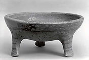 Tripod bowl, Ceramic, Iran